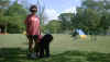 USA agility trainer Liz Evans with Jovi